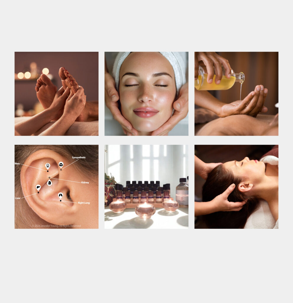 beach travel mood board photo collage 1